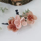 Handmade artificial flower floral wedding hair comb
