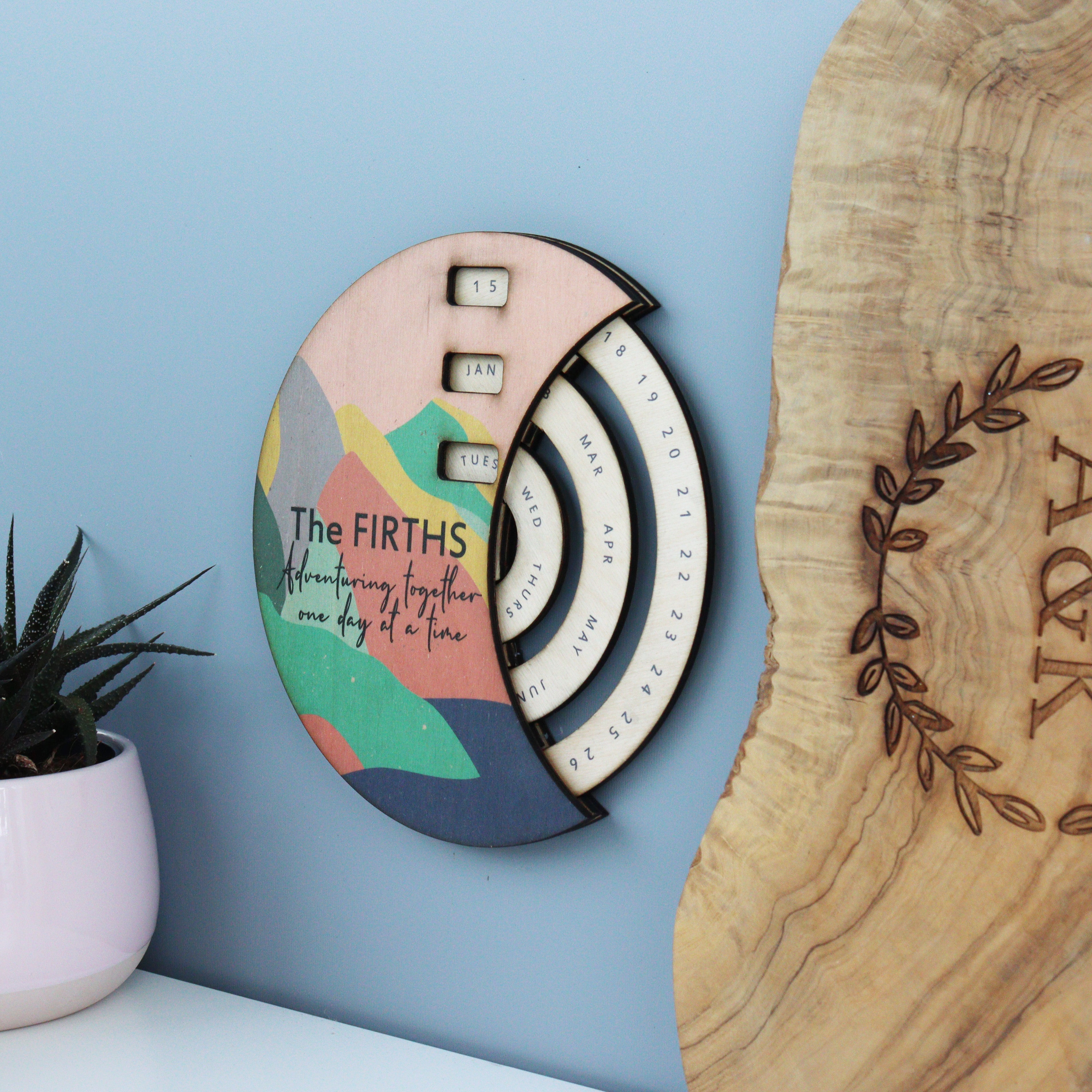 Personalised Family Perpetual Calendar