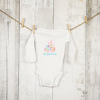 personalised happy easter personalised gift baby grow