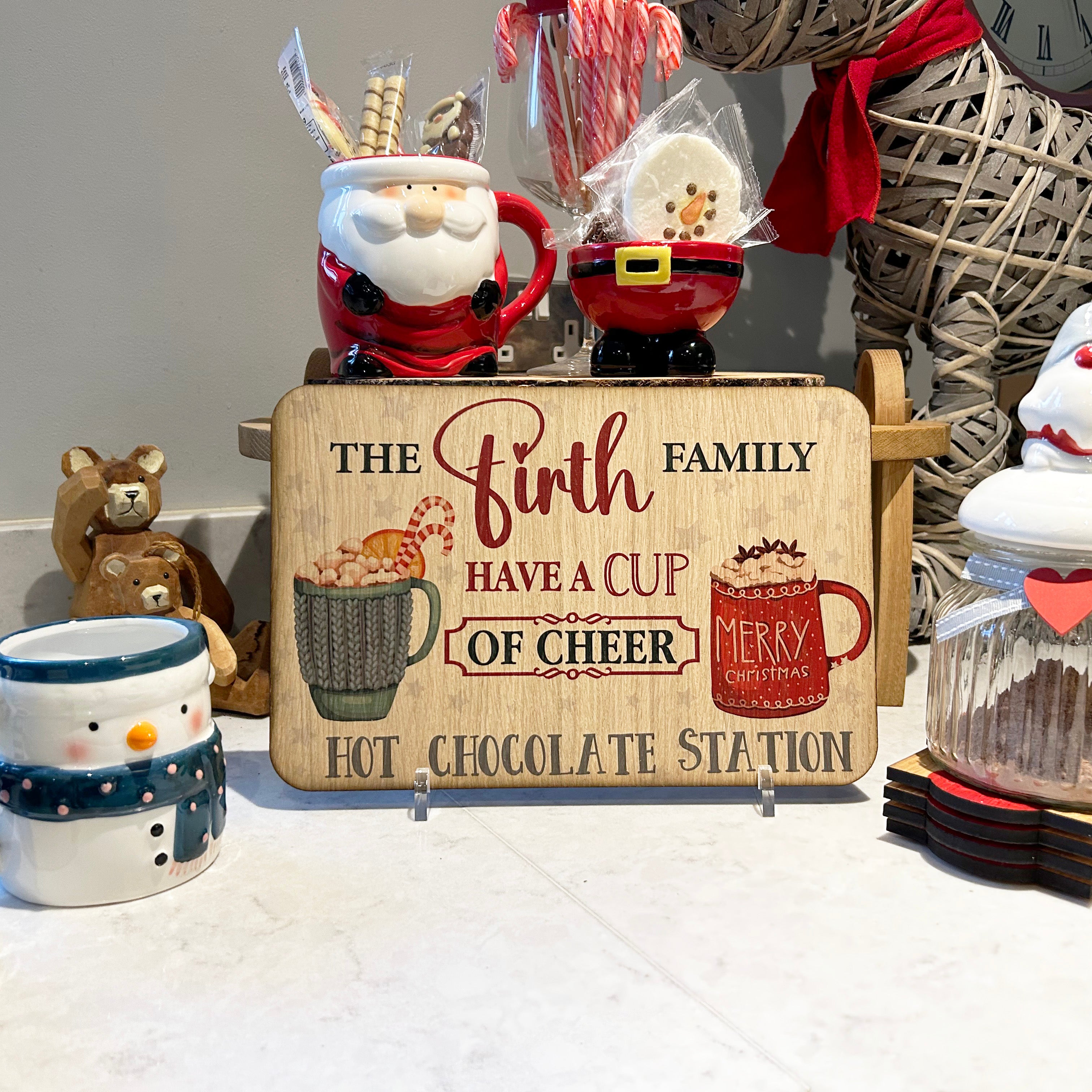 Personalised Hot Chocolate Station Sign