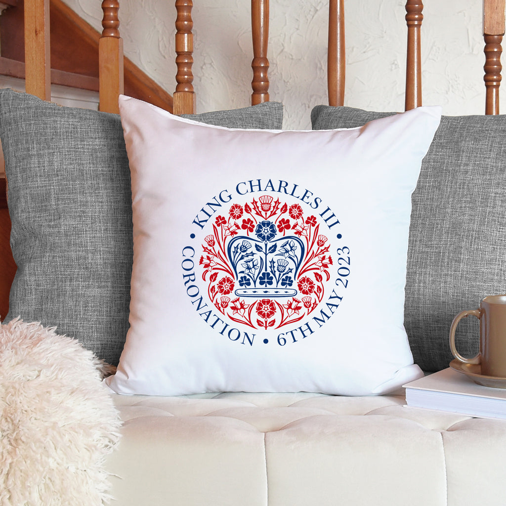 king charles coronation may 6 2023 cushion cover