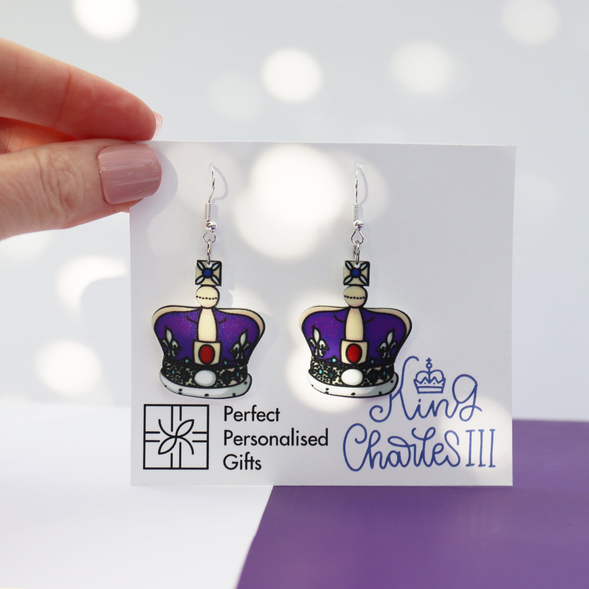 royal earrings for party ermin crown jewels earrings coronation earrings