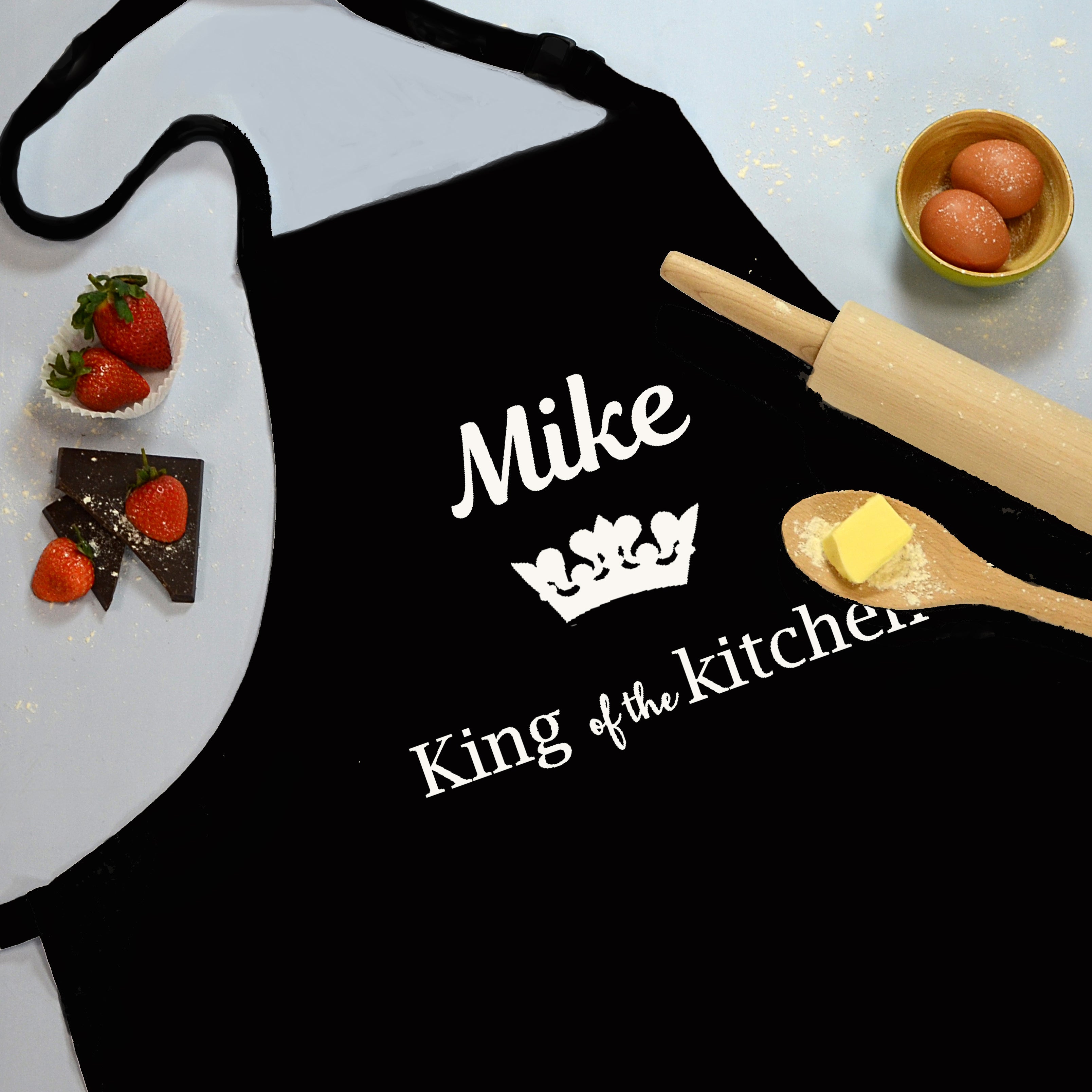 Personalised King of the Kitchen Apron