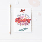 Meet Me at the Kissing Booth Personalised Retro Card