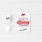 Meet Me at the Kissing Booth Personalised Retro Card