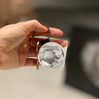 Leather Personalised Photo Key Ring