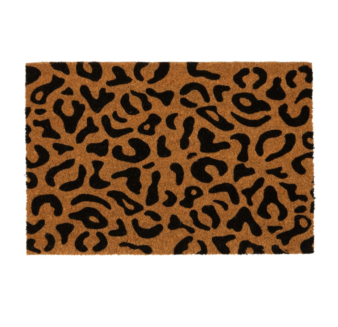 Leopard Print Pattern Coir Doormat