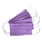 Pack Of Five Lilac Polka Dot Face Mask