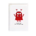 Funny Monster Valentine's Card