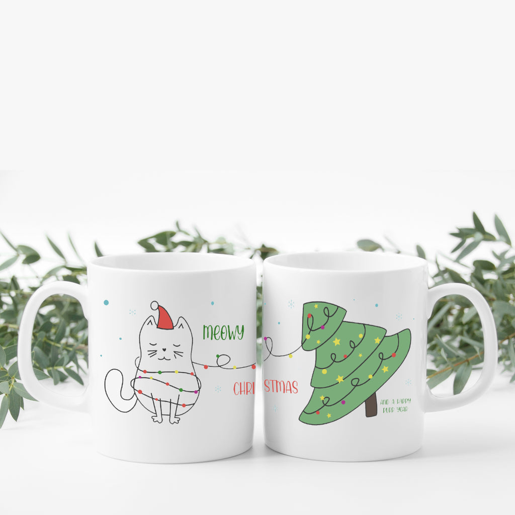Christmas Cat Lover Mug