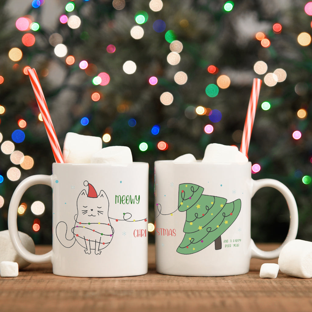 Christmas Cat Lover Mug