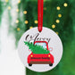 Personalised Family Christmas Truck Bauble