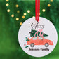 Personalised Family Christmas Car Bauble