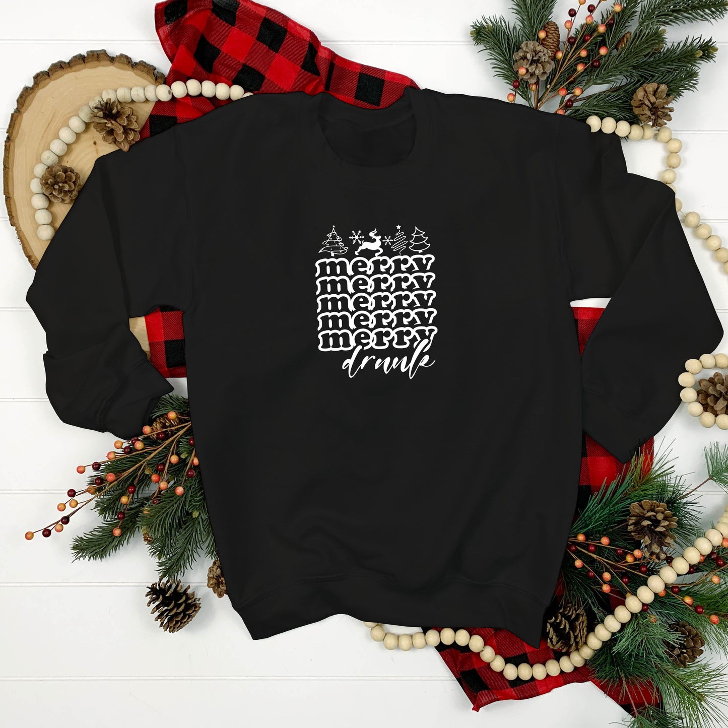 Funny Merry Merry Drunk Christmas Sweater