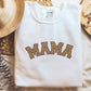 Simple Mama printed on a white vegan sweatshirt