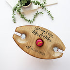 mrs & mrs wedding gift personalised wooden wine butler wedding gift