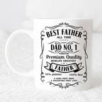 Number One Dad Father's Day Mug