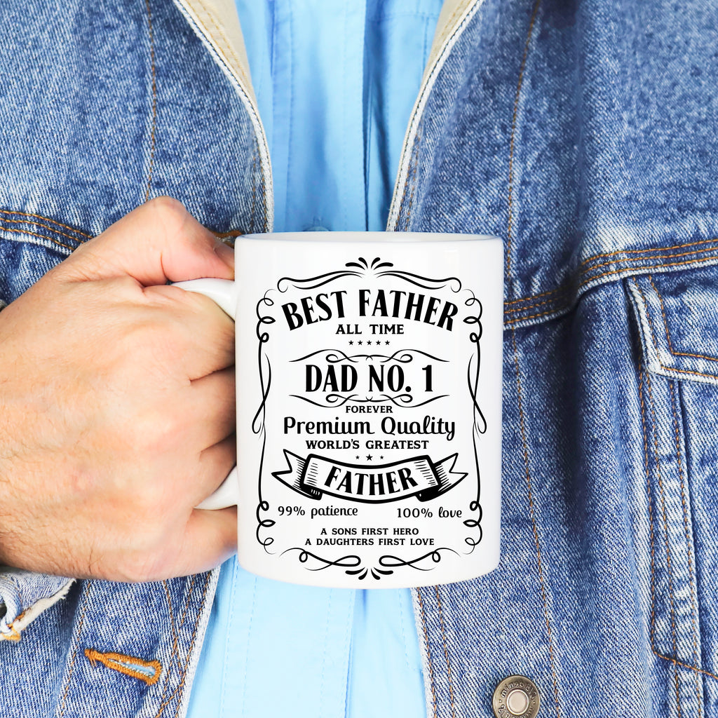 Number One Dad Father's Day Mug