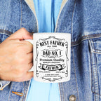 Number One Dad Father's Day Mug