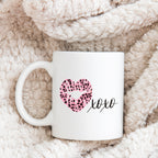 Leopard Print Love Mug