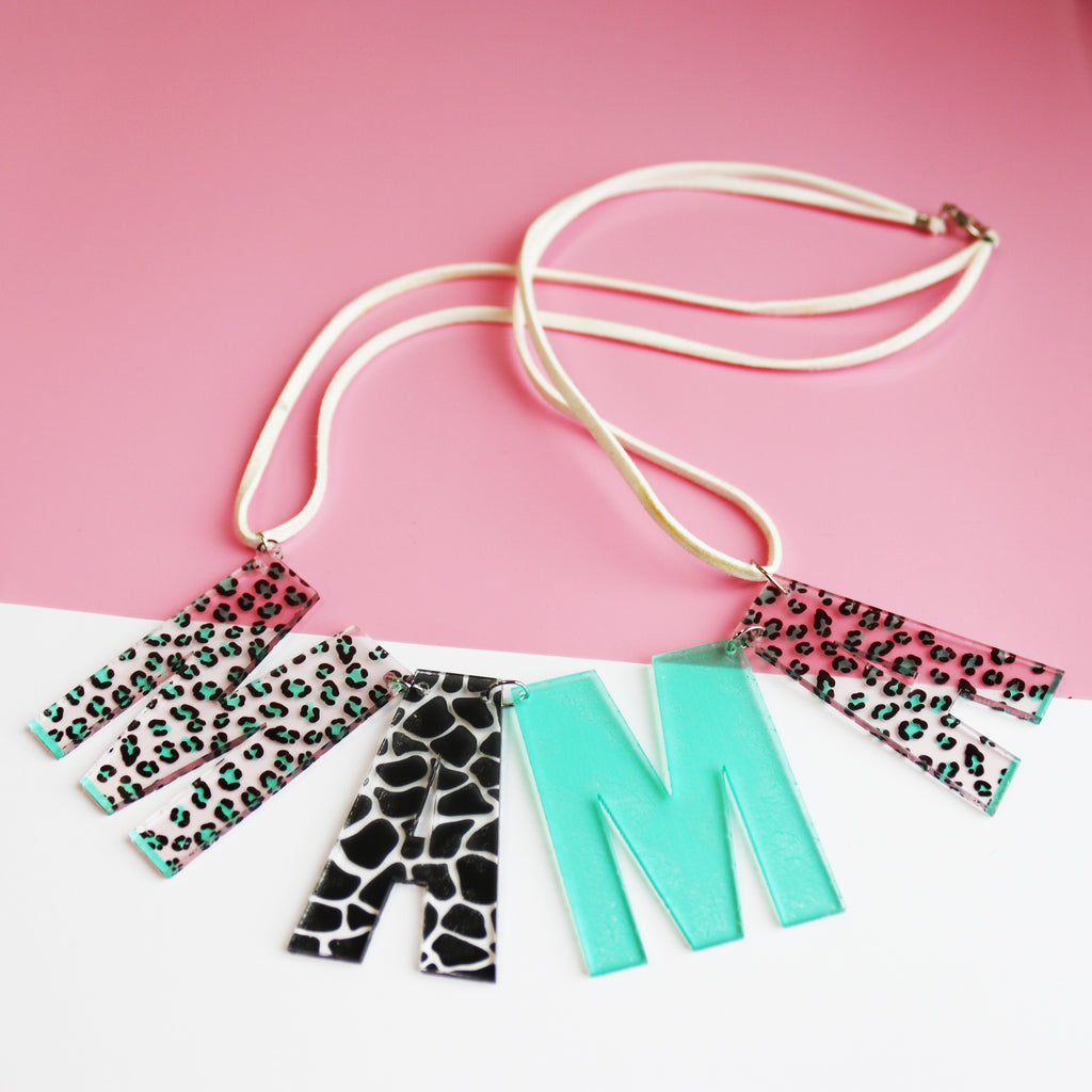 new mother necklace gift for new Mum leopard print Mama necklace gift for Mothers Day