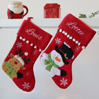 Snowman Or Reindeer Personalised Stocking