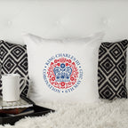 offical emblem coronation cushion cover king charles III