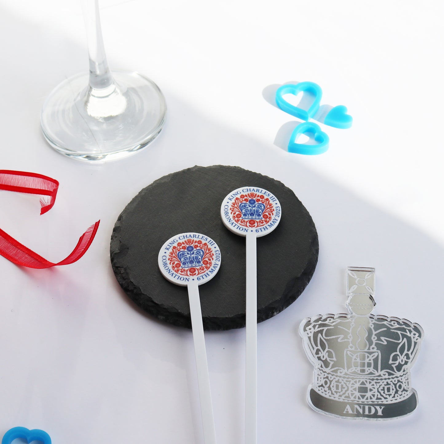 official street party cocktail stirrer drinks stirrer for coronation party