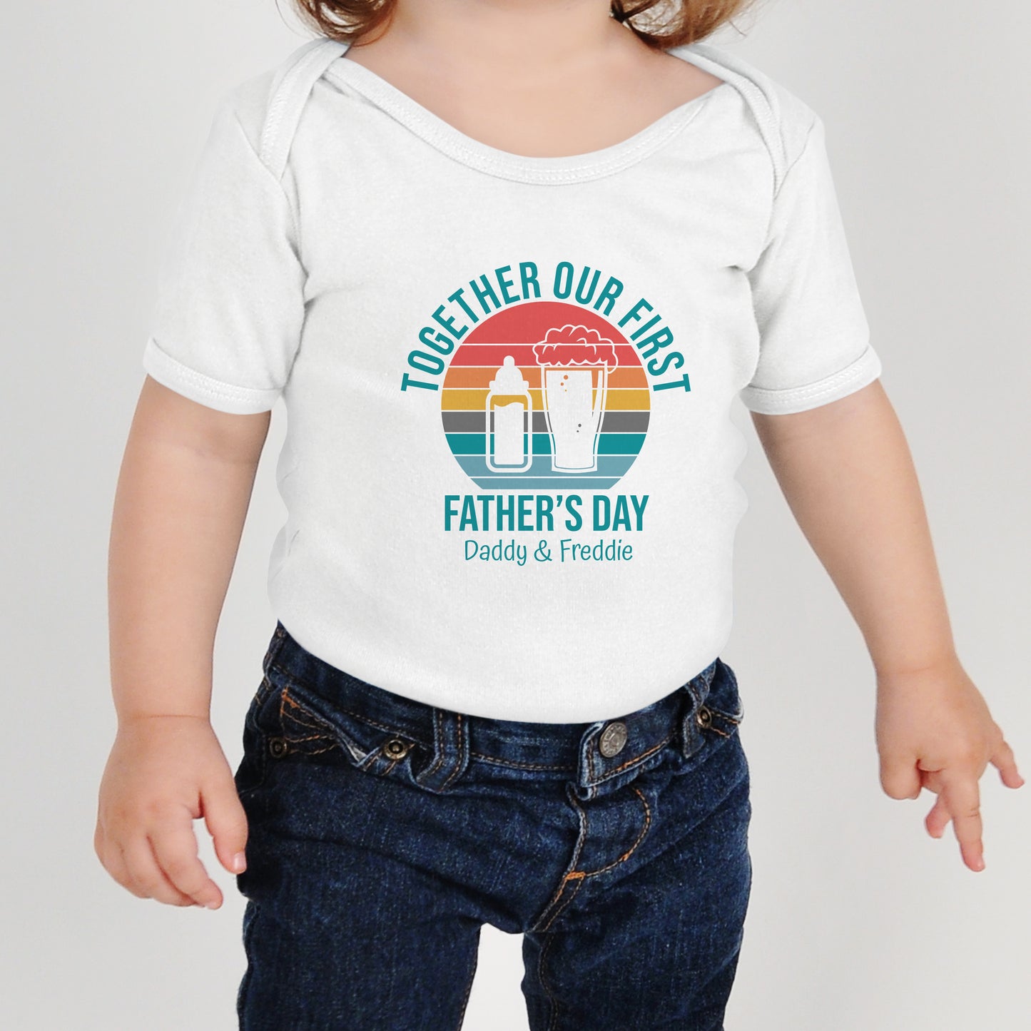 First Father's Day Babygrow