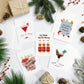 Pack Of Five Christmas Cheer Christmas Cards