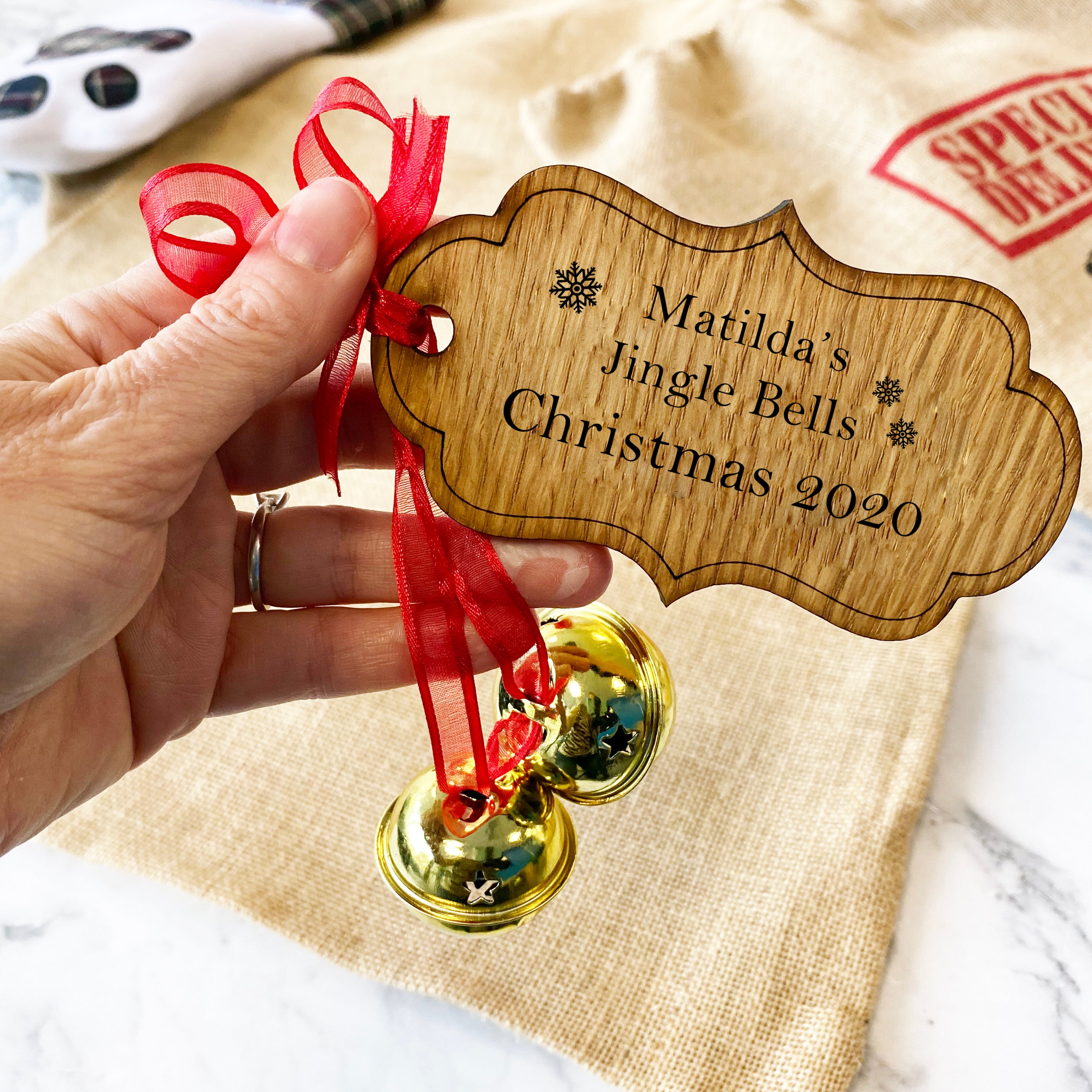 Personalised Jingle Bells Christmas Eve