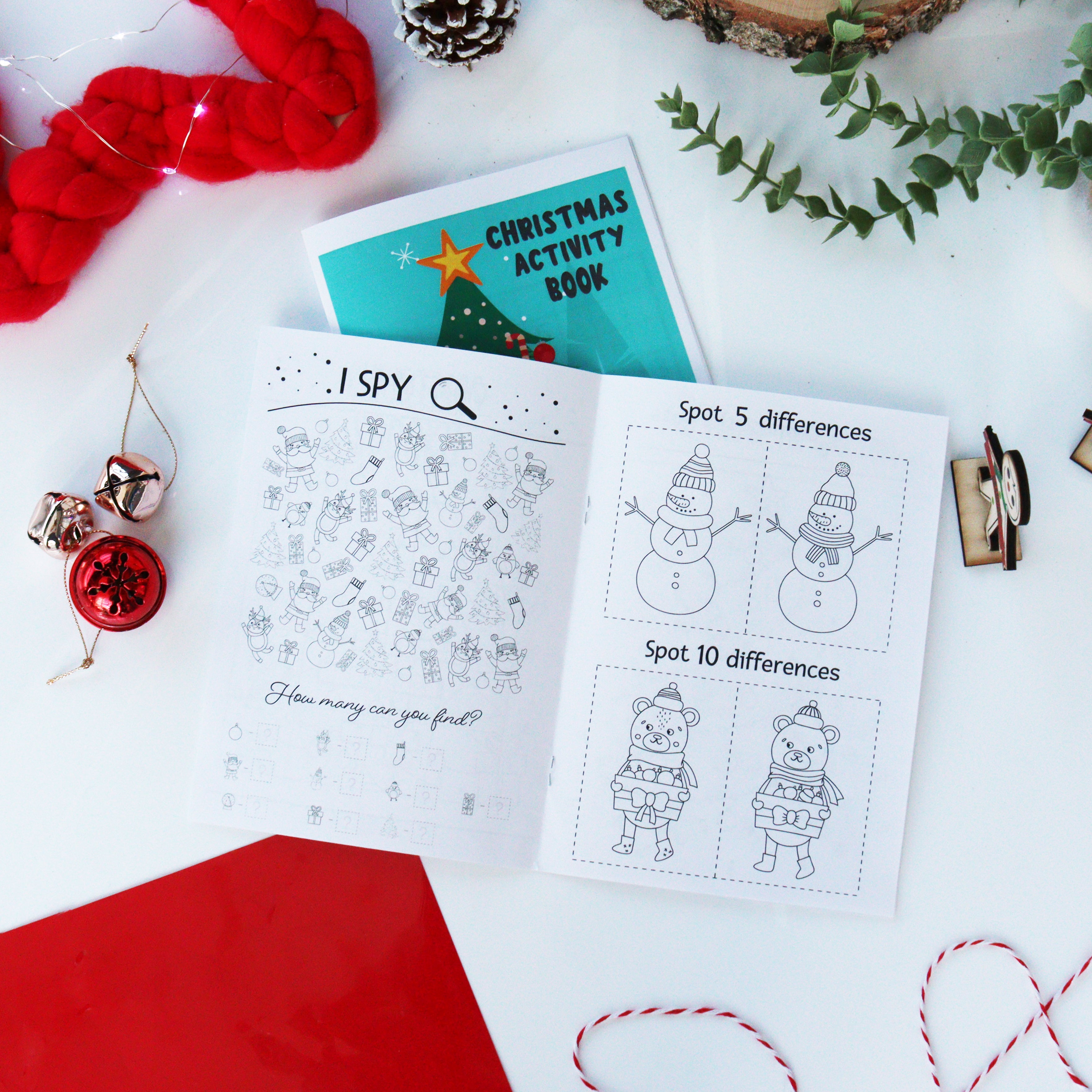 Christmas Adult And Child Activity Books