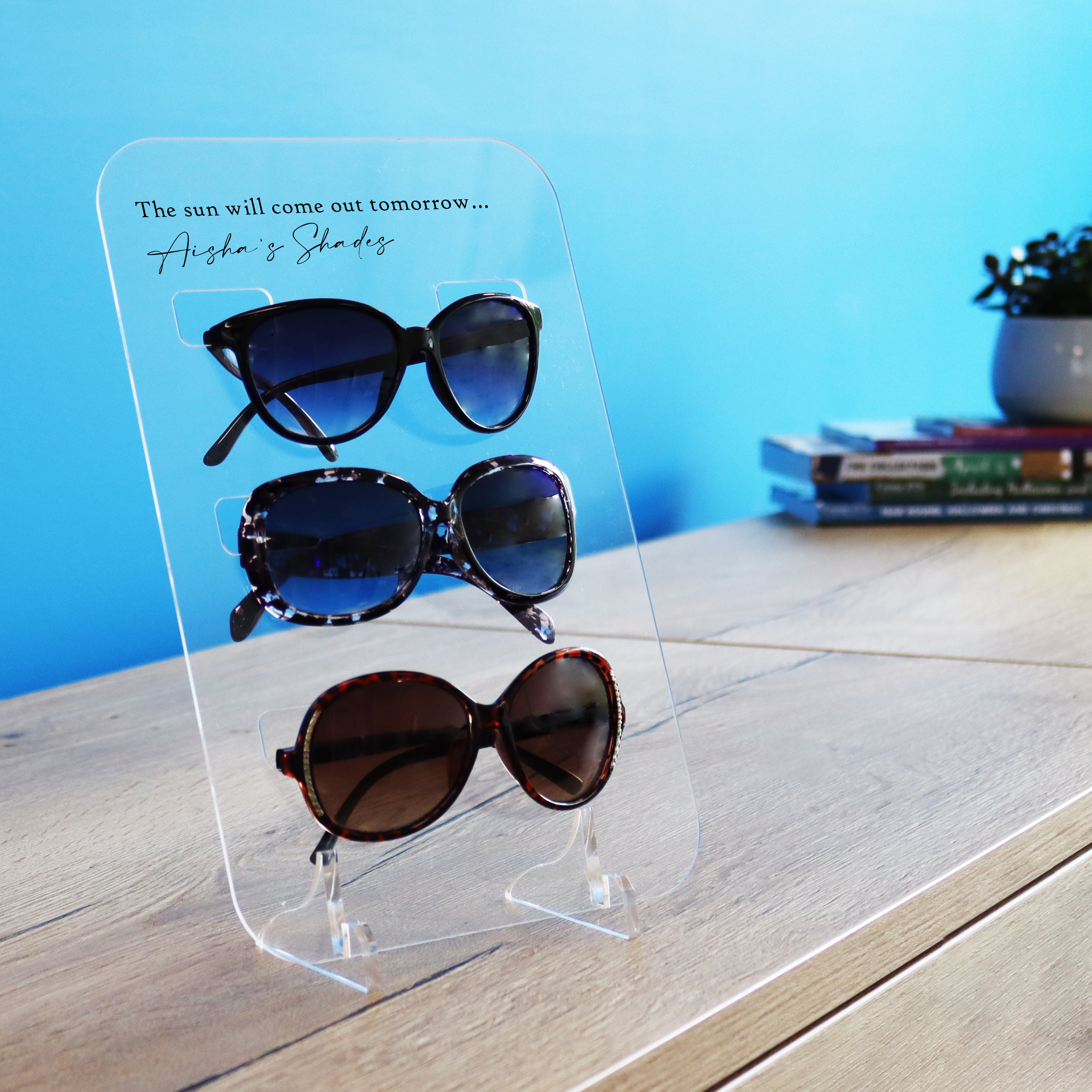 Personalised Acrylic Sunglasses Holder