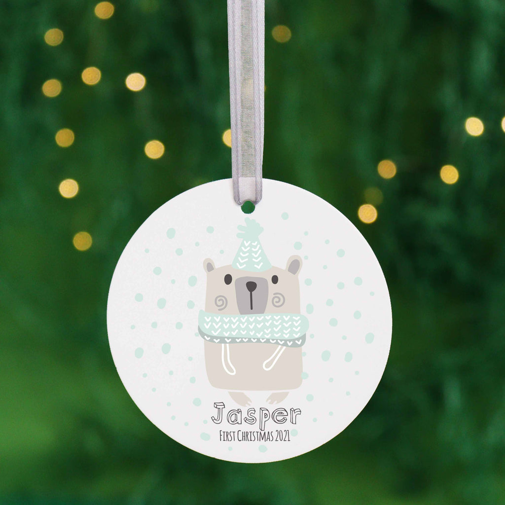 Personalised Baby's First Christmas Bauble