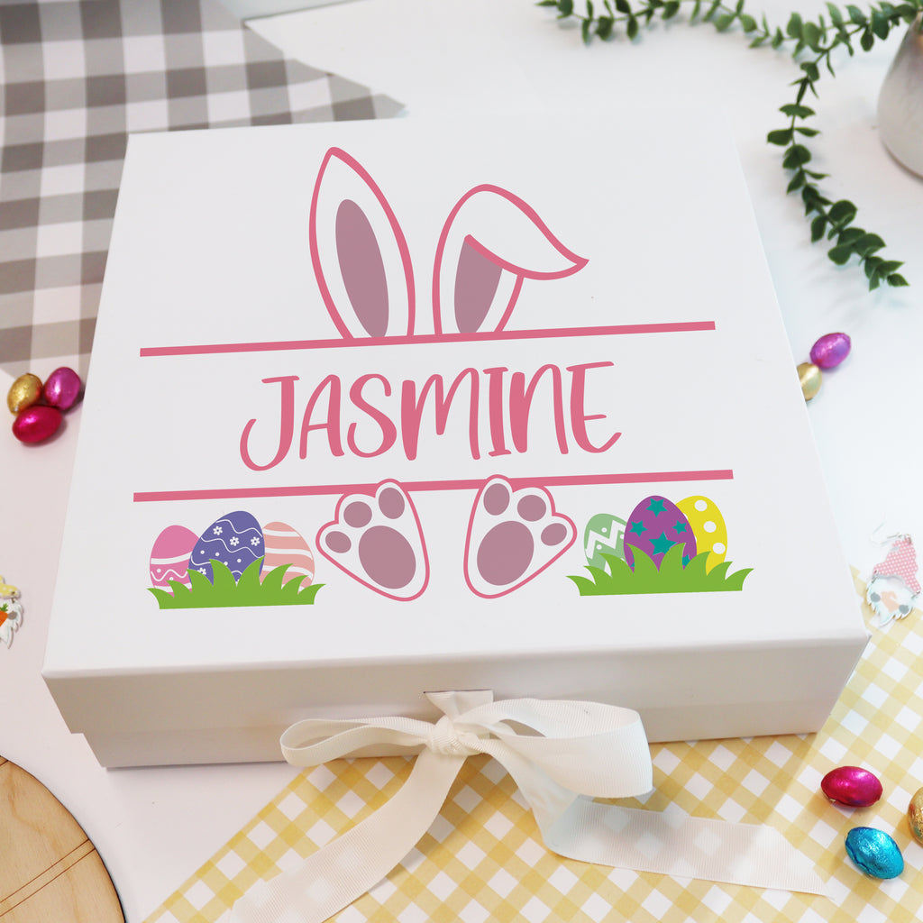 Printed Personalised Bunny Easter Gift Box