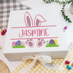 Printed Personalised Bunny Easter Gift Box
