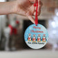 Personalised Family Penguin Christmas Bauble
