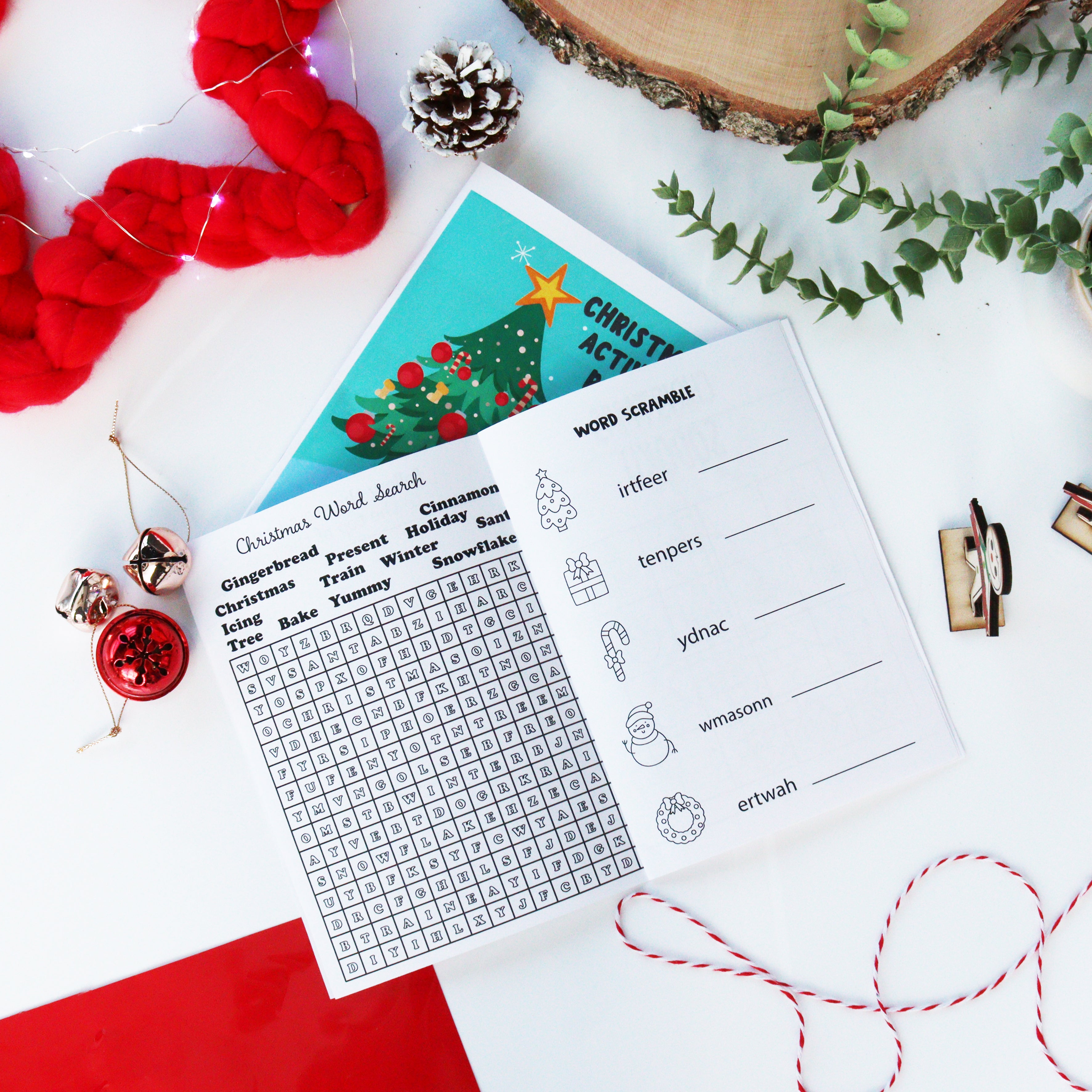 Christmas Adult And Child Activity Books