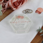 Personalised Acrylic Wedding Ring Box