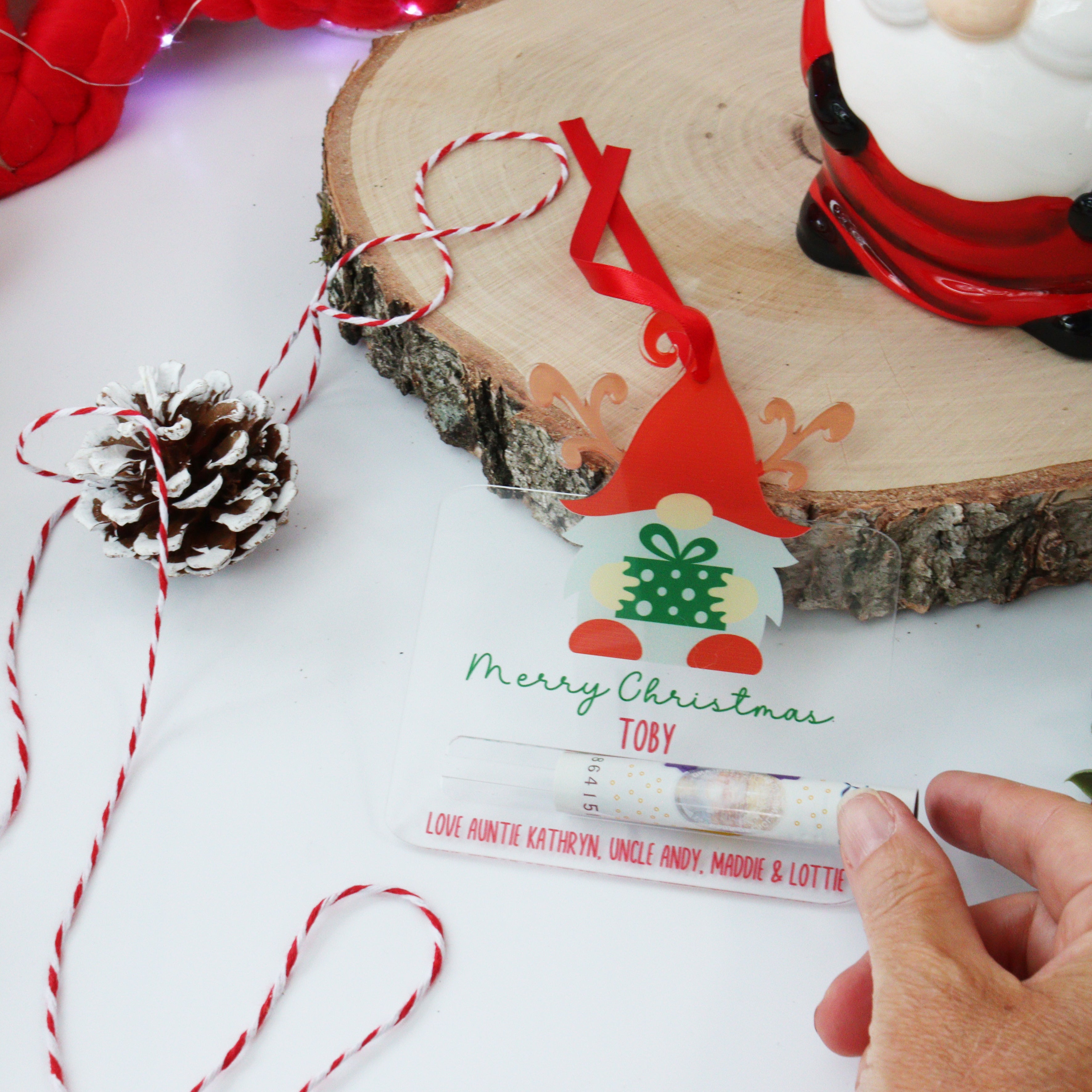 Personalised Money Holder Gnome