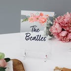 Wedding Table Names Pink Floral