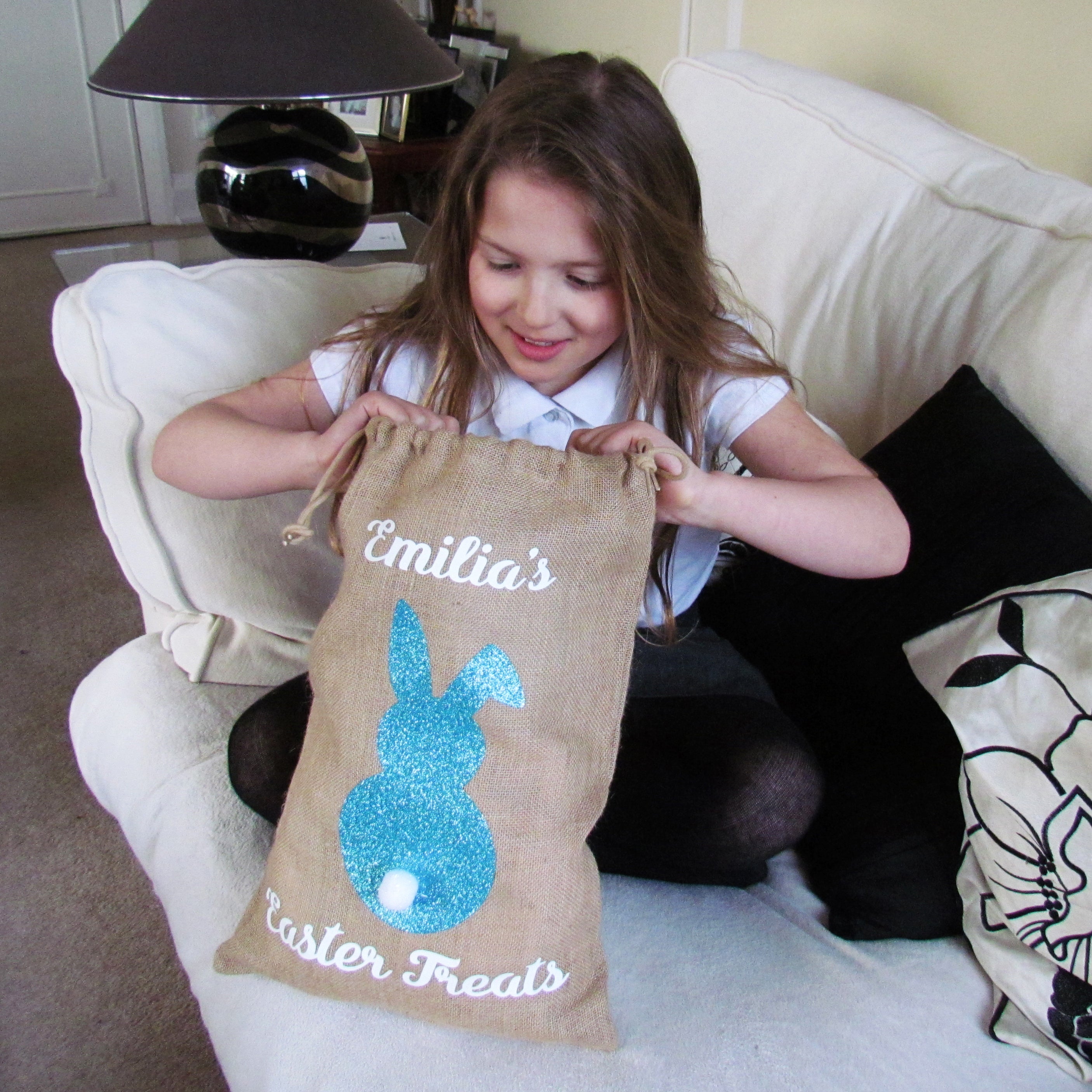 Personalised Easter Egg Hunt Bag