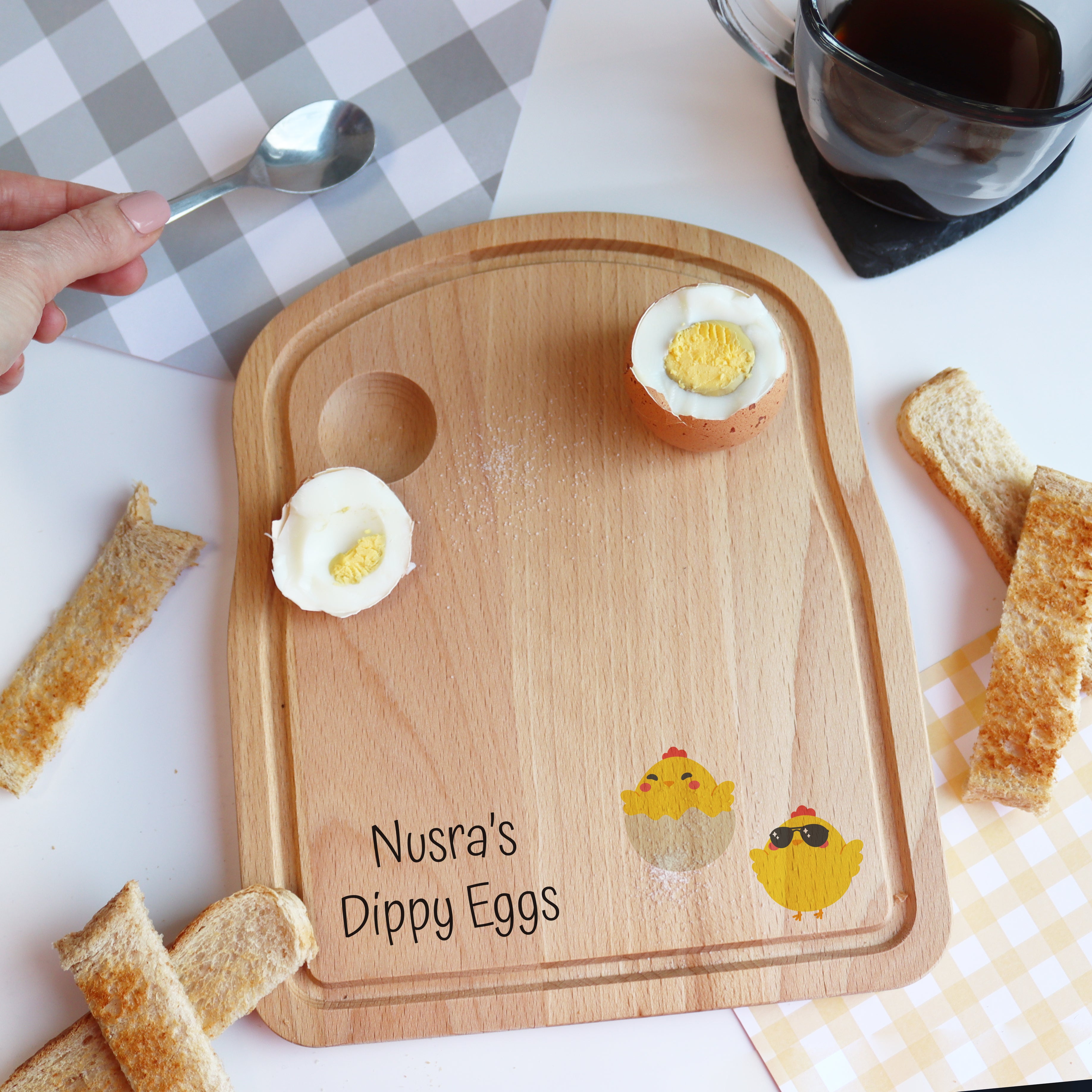 Dippy Egg Wooden Board