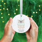 Personalised Baby's First Christmas Bauble