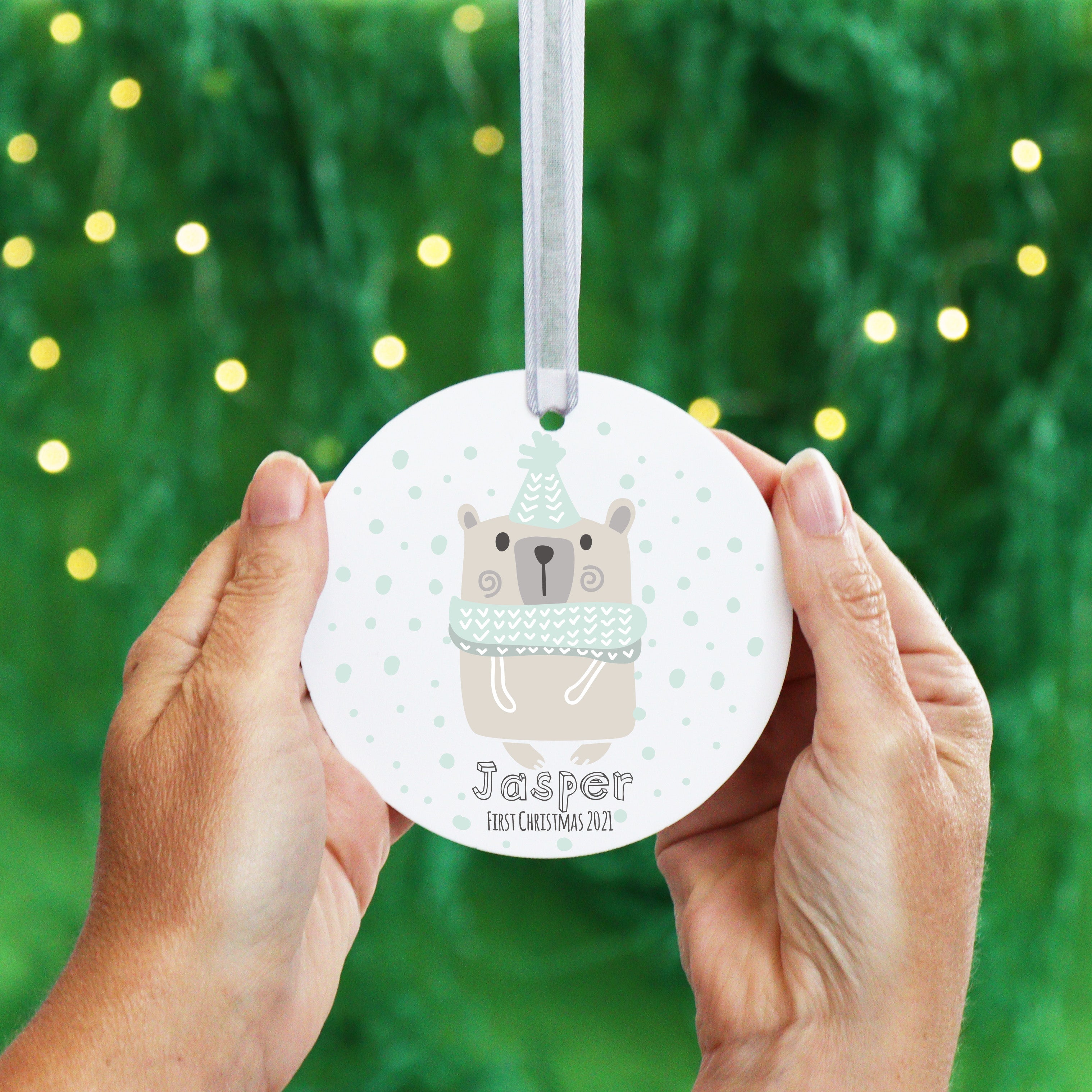 Personalised Baby's First Christmas Bauble