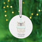 Personalised Baby's First Christmas Bauble