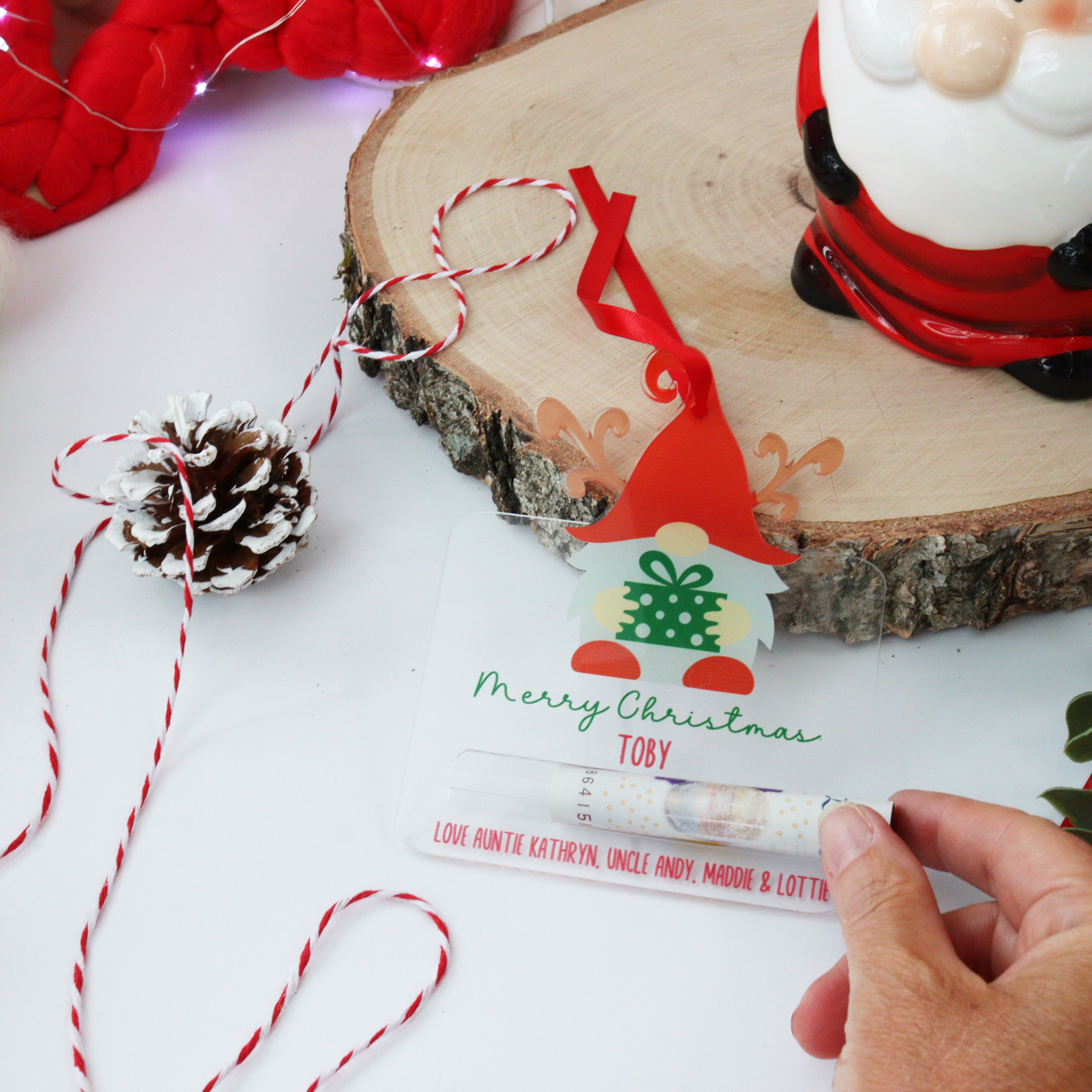 Personalised Money Holder Gnome