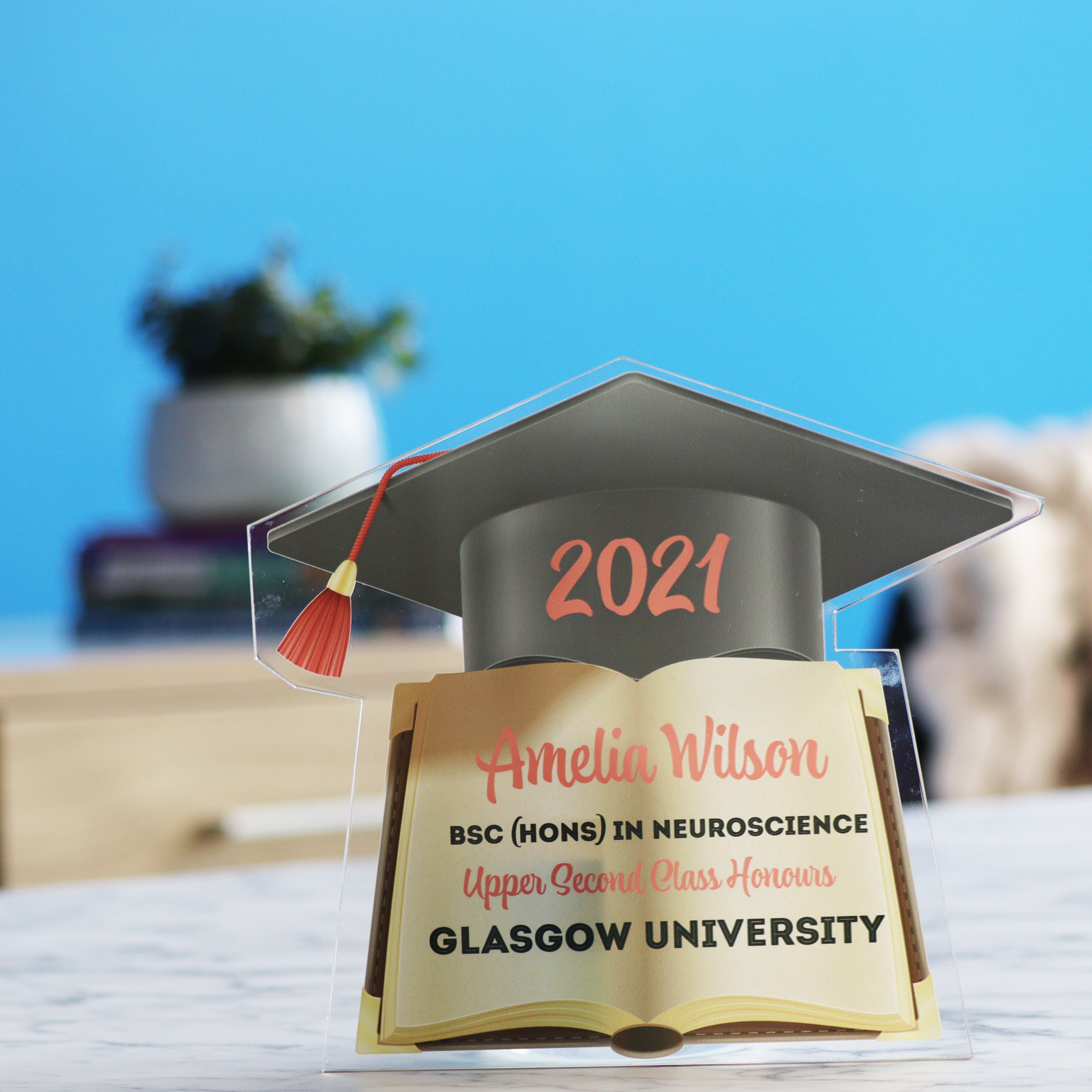 Personalised Graduation Gift Stand