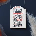 Personalised Halloween Hanging Sign