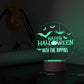 Personalised Halloween LED Light Up Sign